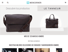 Tablet Screenshot of es.mencorner.com