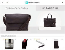 Tablet Screenshot of de.mencorner.com
